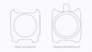 Thông số của Insta360 ONE RS/R Sticky Lens Guards cho 360 Lens